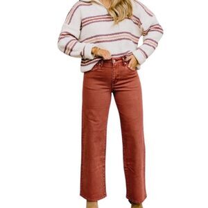 Women's Jeans in Rust Red Brown 31